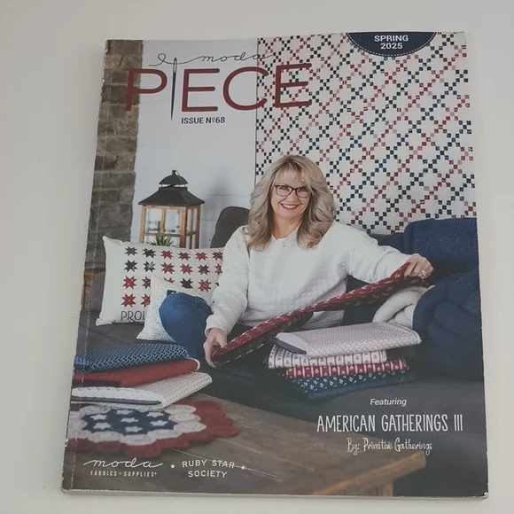 3/$15 Paper Crafting Moda Piece Fabric Catalog - Picture 2 of 16